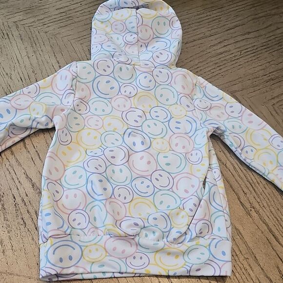 Colorful Smiley Face Hoodie Size 4 - Picture 8 of 9